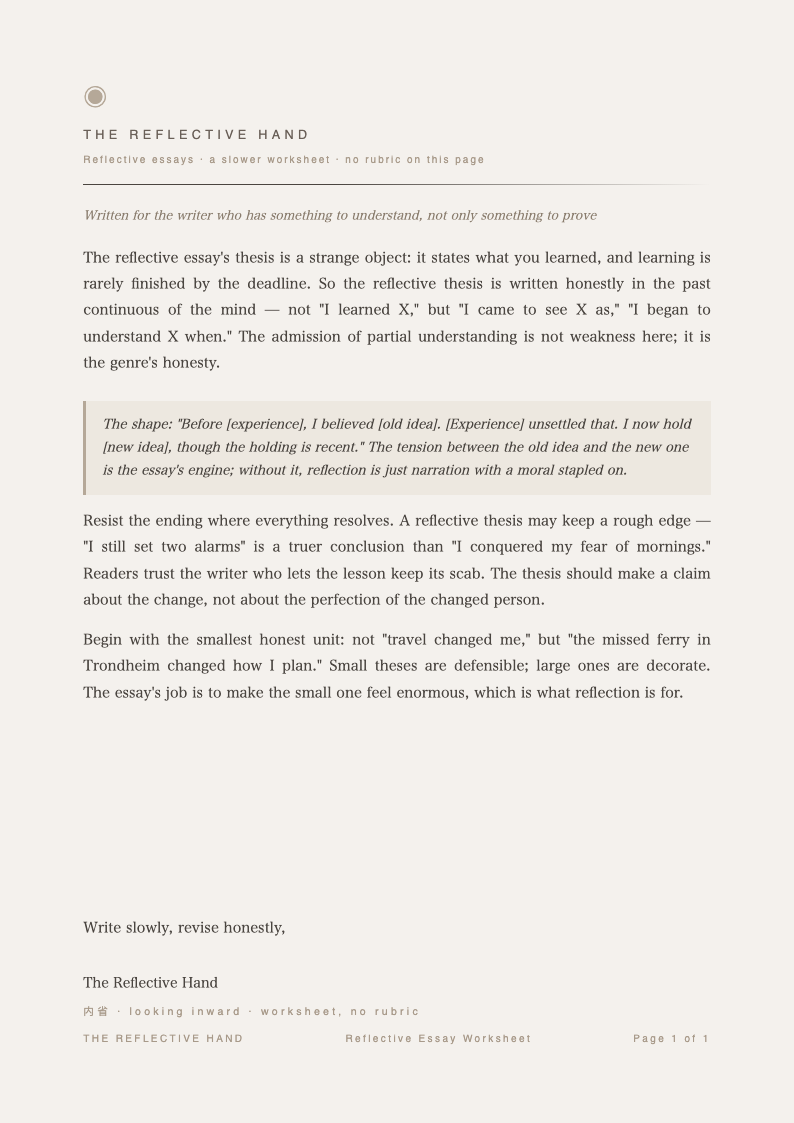 Wabi Sabi Thesis Statement